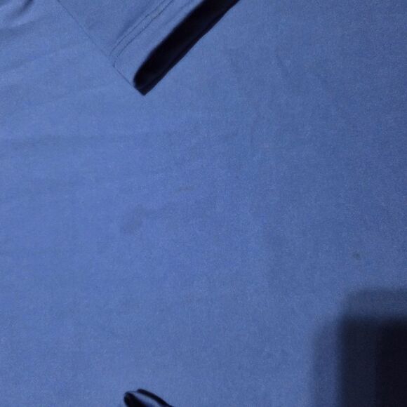 Nike Pro Combat Training Top Mens Large Hyperwarm Dri-FIT Max 1/4 Zip Blue - Picture 5 of 10